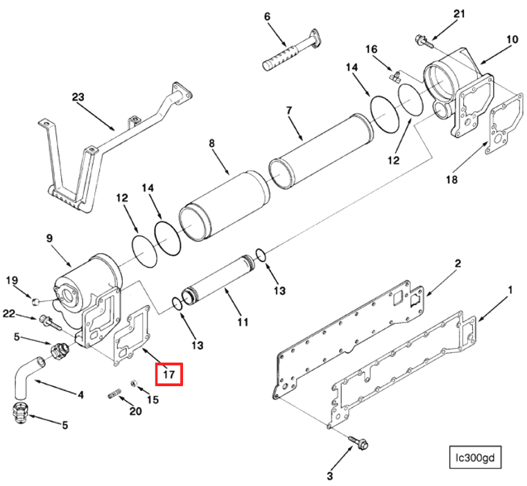 Water Pump | Cummins 160851 | Water Pump Gasket