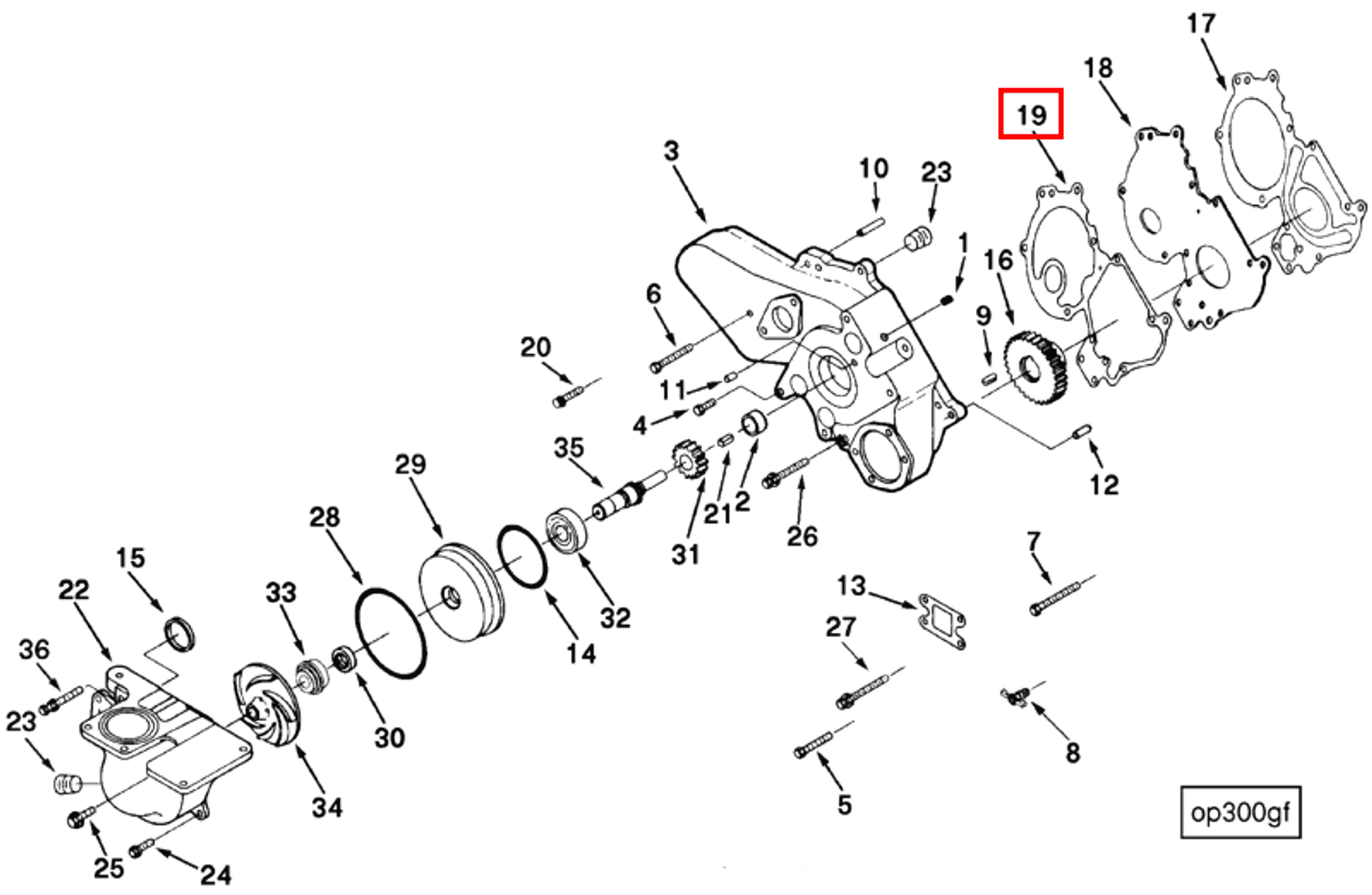Gasket | Cummins 167150 | Cover Plate Gasket