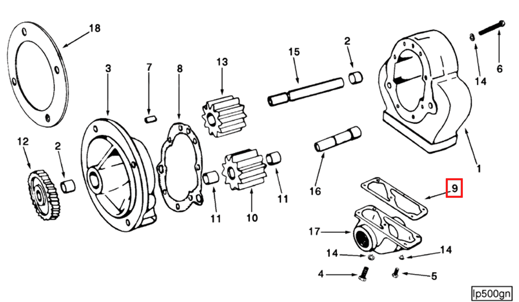 Gasket | Cummins 183475 | Scavenge Pump Gasket