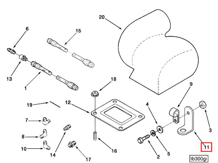 Valve | Cummins 186236 | Valve Bracket
