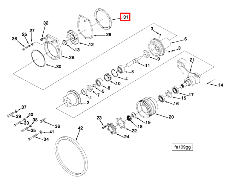 Water Pump | Cummins 193431 | Ring Water Pump