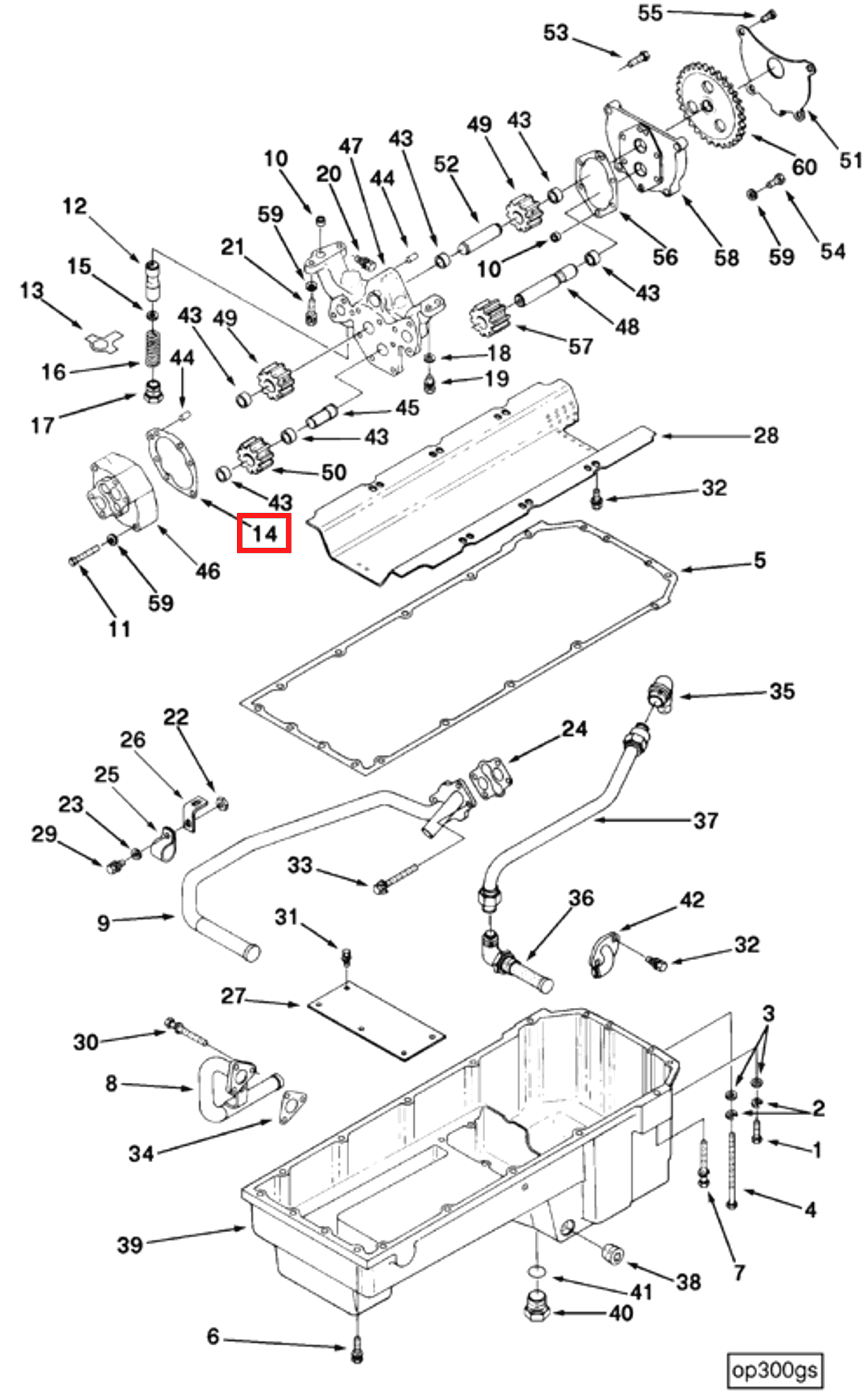 Gasket | Cummins 196416 | Scavenge Pump Gasket