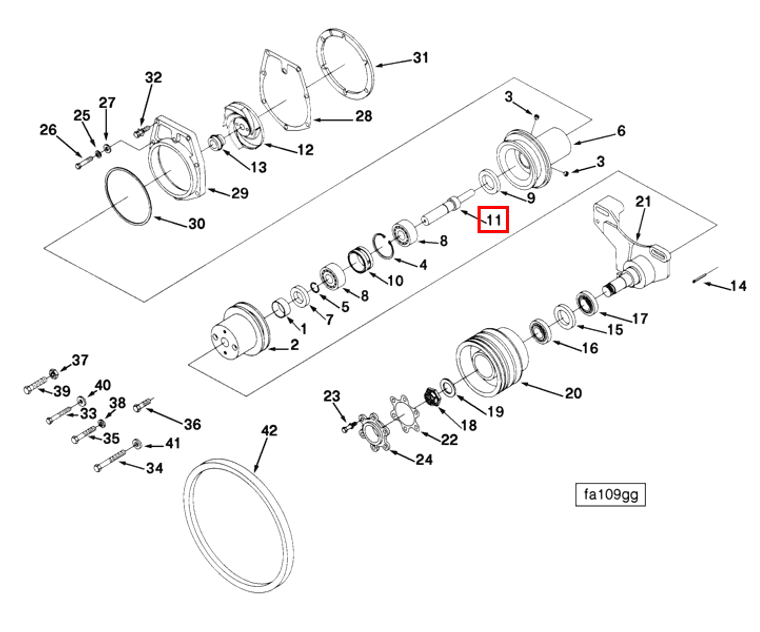 Water Pump | Cummins 202969 | Water Pump Shaft