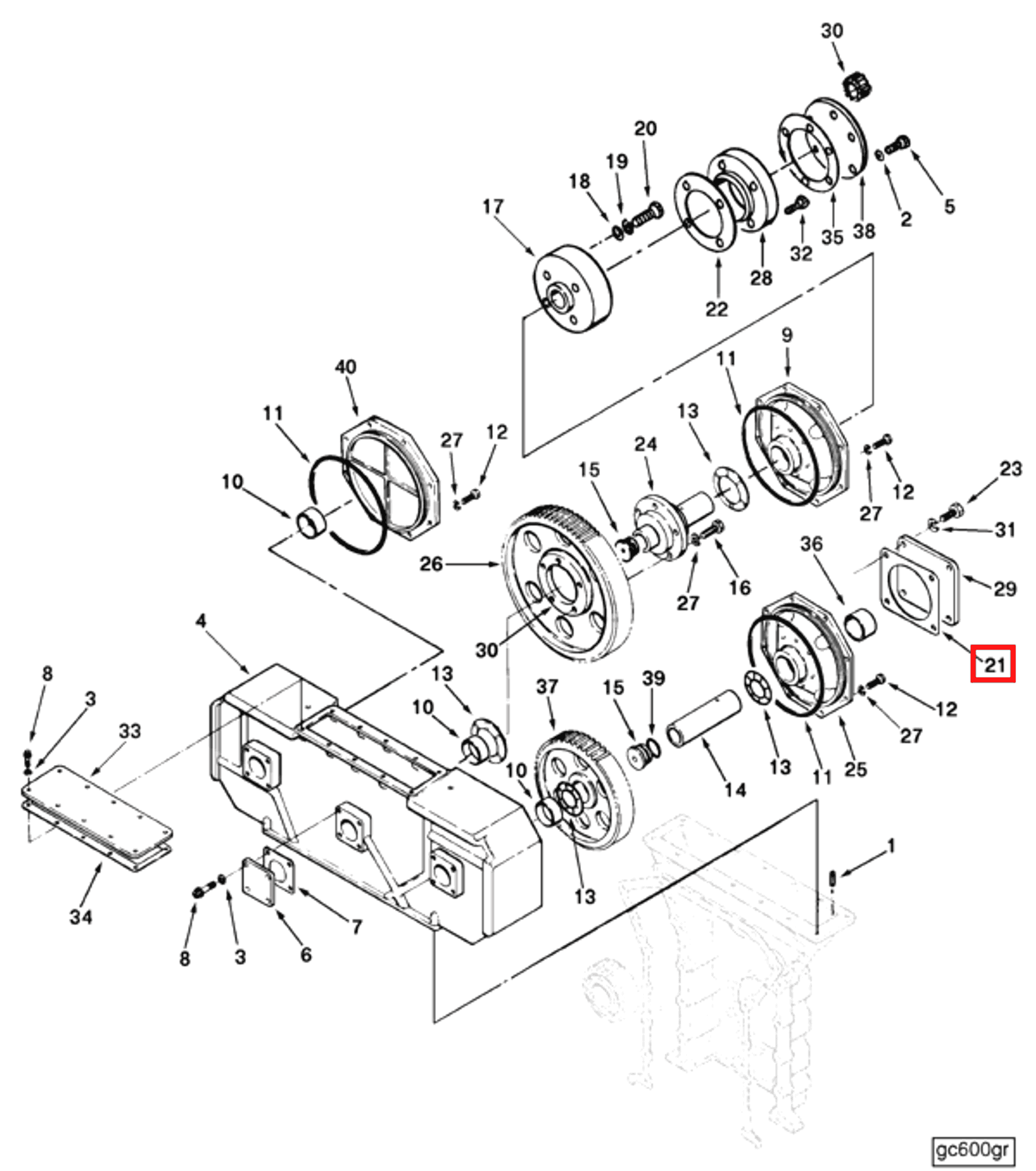 Gasket | Cummins 206474 | Hydraulic Pump Gasket