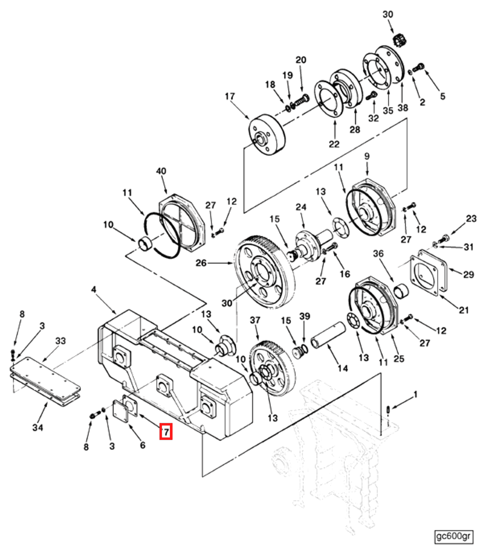 Gasket | Cummins 206479 | Cover Plate Gasket