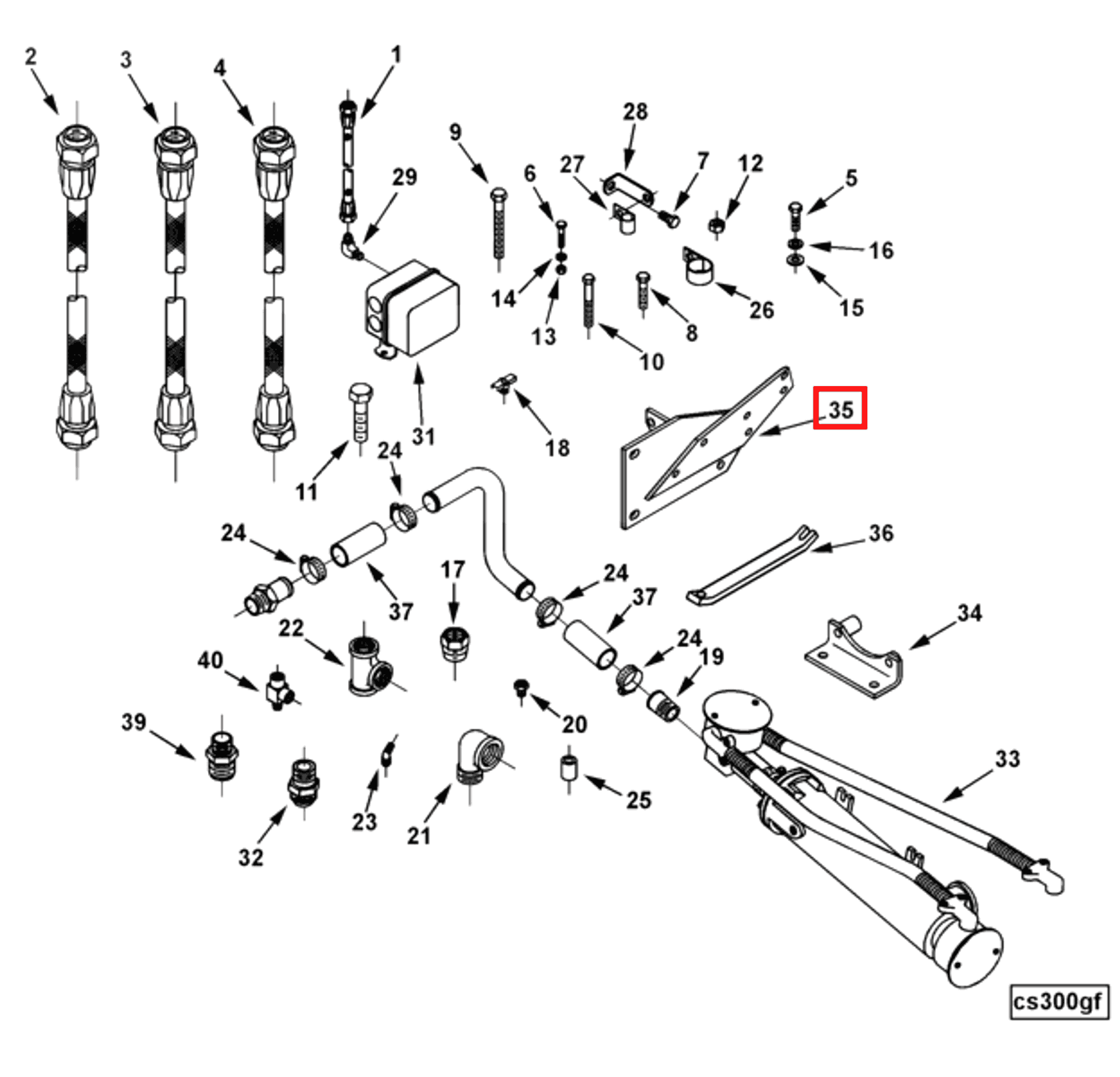 Engine | Cummins 214232 | Engine Heater Bracket
