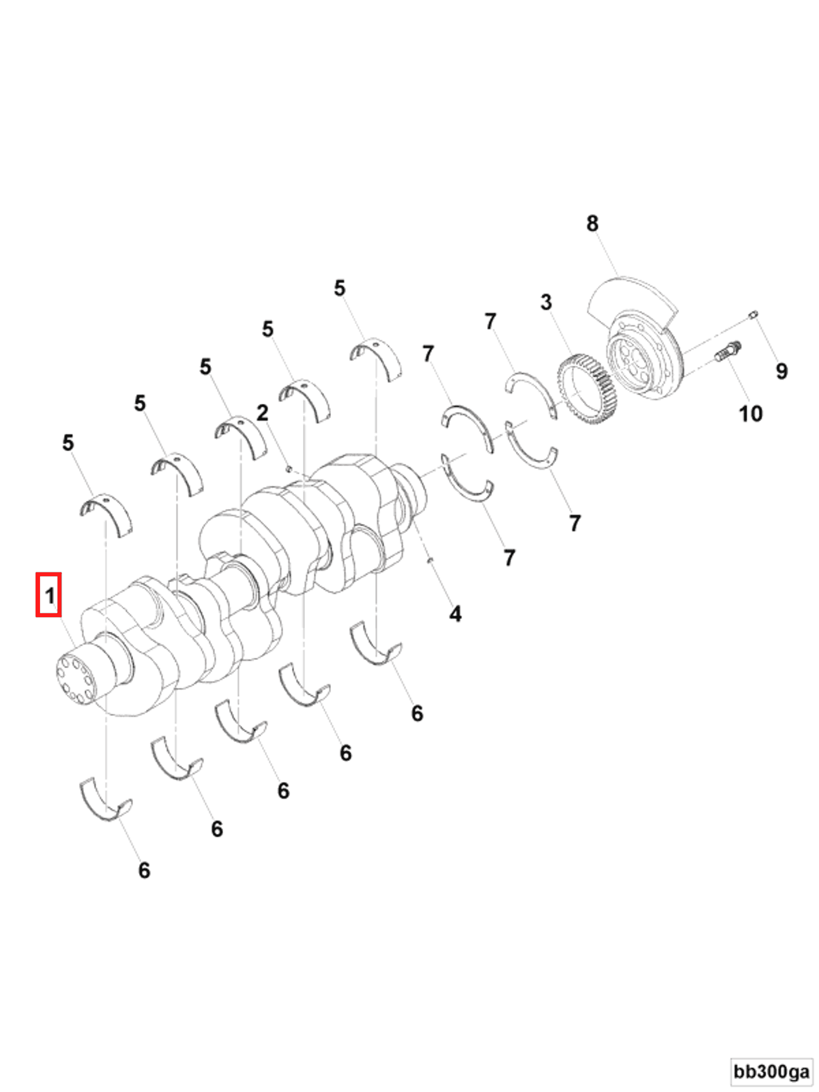Engine | Cummins 214940 | Engine Crankshaft