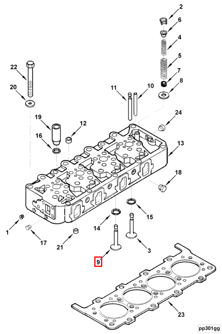 Valve | Cummins 216707 | Intake Valve
