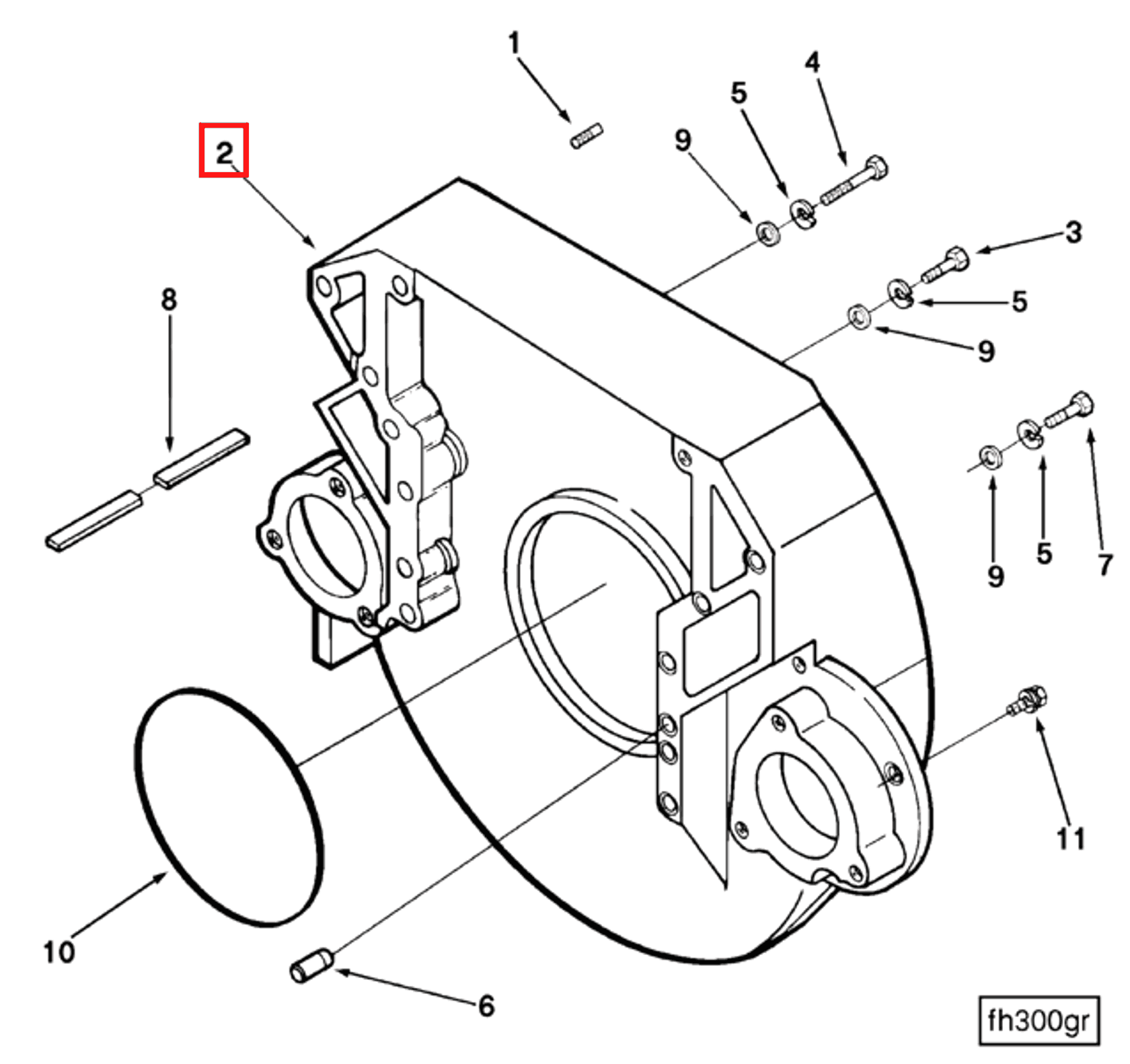 Flywheel | Cummins 216749 | Flywheel Housing