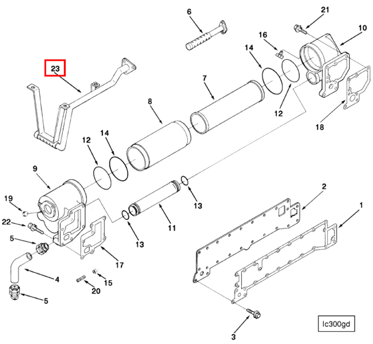 Water Pump | Cummins 216762 | Water Pump Support