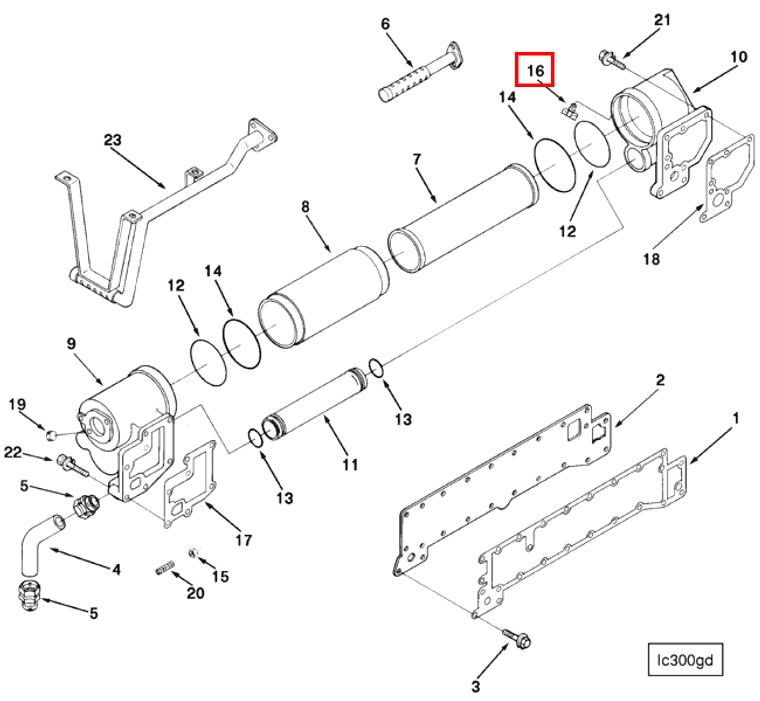 Water Pump | Cummins 216768 | Water Pump Gear