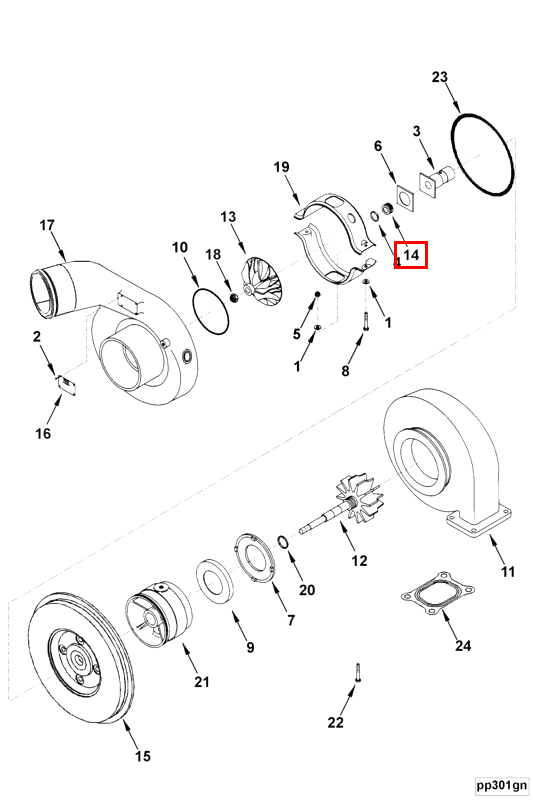 Turbocharger | Cummins 216802 | Turbocharger Sleeve