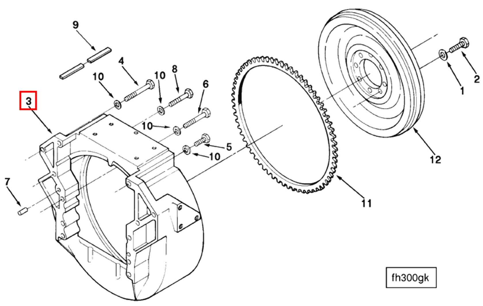 Flywheel | Cummins 217815 | Flywheel Housing