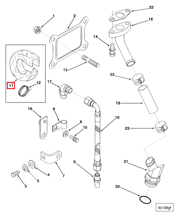 Turbocharger | Cummins 218301 | Turbocharger Heat Blanket