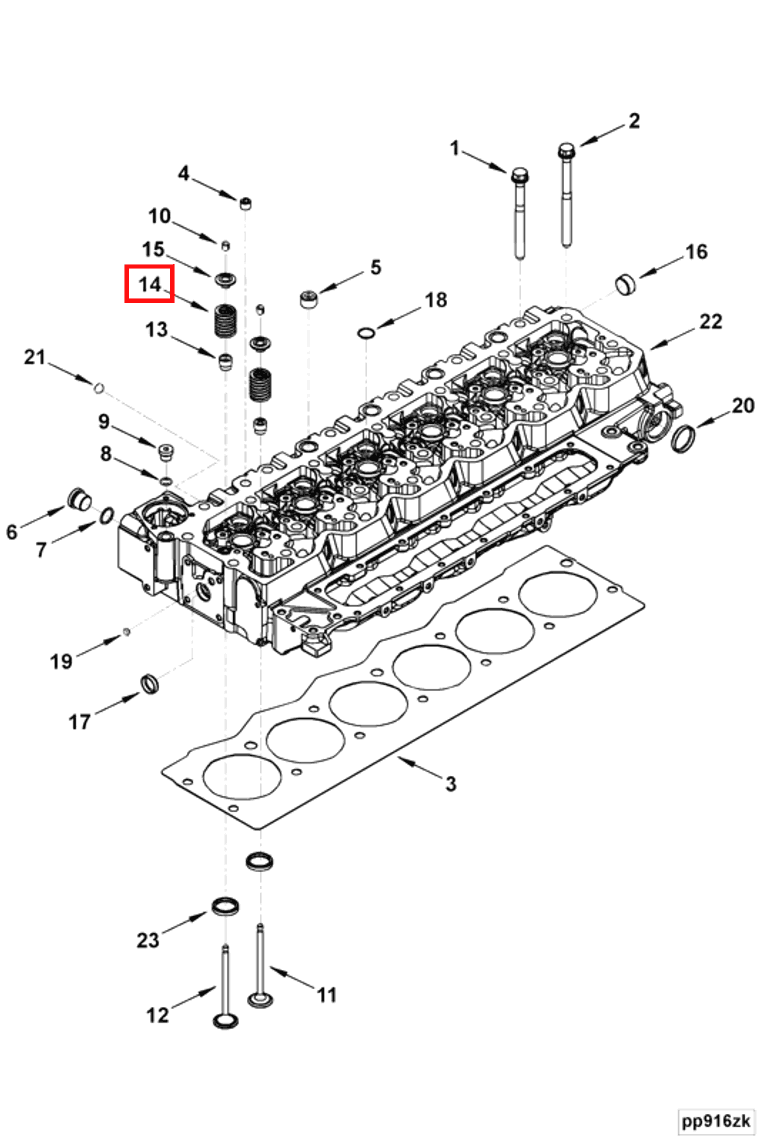 Valve | Cummins 2831473 | Valve Spring
