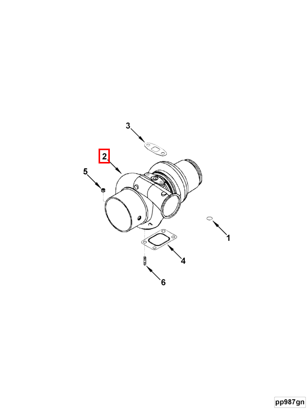 Turbocharger | Cummins 2834535 | Turbocharger
