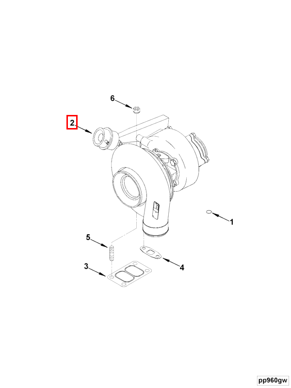 Turbocharger | Cummins 2834798 | Turbocharger