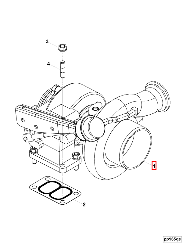 Turbocharger | Cummins 2835415 | Turbocharger