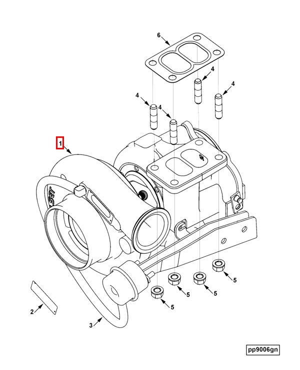 Turbocharger | Cummins 2835416 | Turbocharger