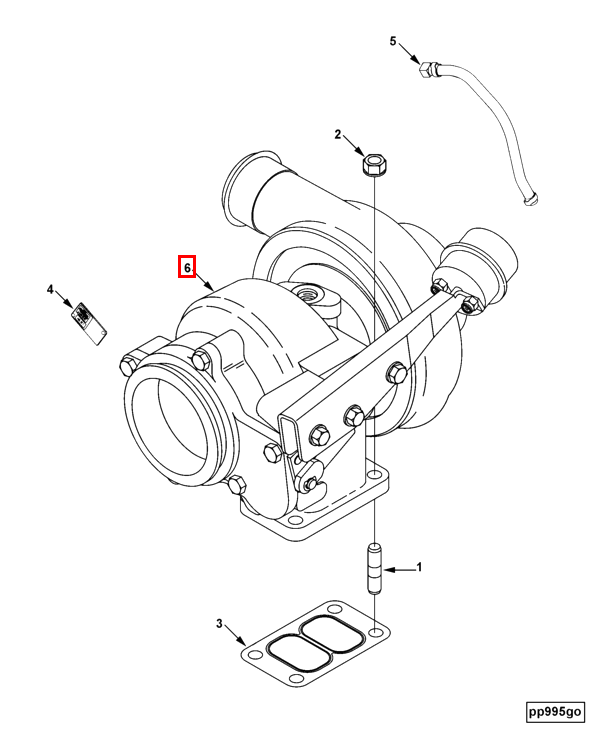 Turbocharger | Cummins 2836277 | Turbocharger