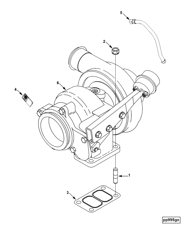Turbocharger | Cummins 2836441 | Turbocharger