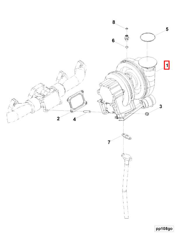 Turbocharger | Cummins 2836760 | Turbocharger