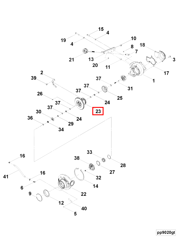 Turbocharger | Cummins 2837685 | Turbocharger Bearing Housing