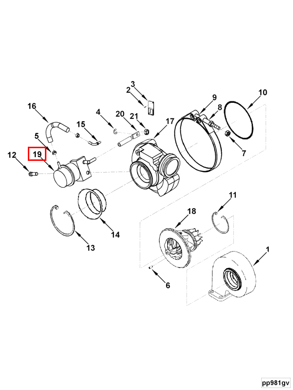 Turbocharger | Cummins 2837696 | Turbocharger Actuator