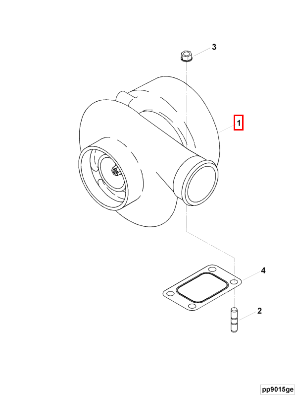Turbocharger | Cummins 2838804 | Turbocharger