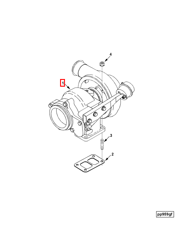 Turbocharger | Cummins 2839309 | Turbocharger