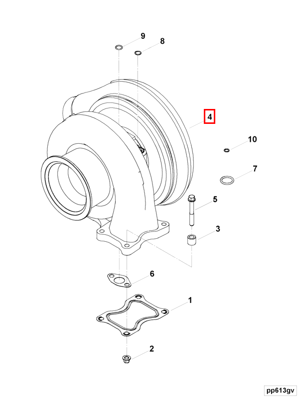 Turbocharger | Cummins 2839330 | Turbocharger
