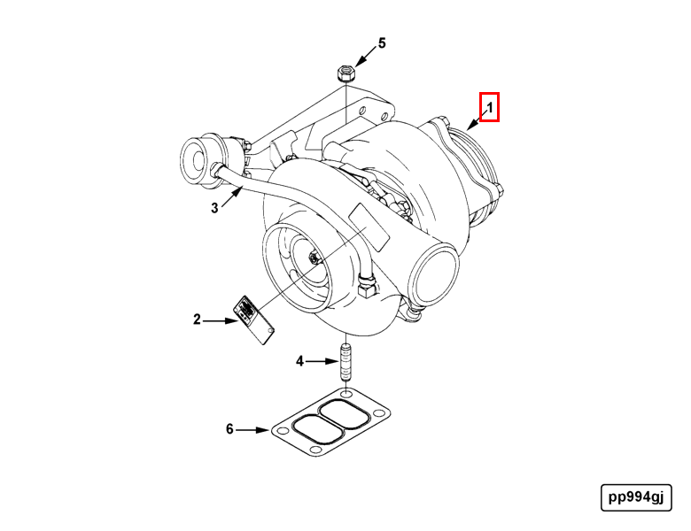 Turbocharger | Cummins 2839486 | Turbocharger