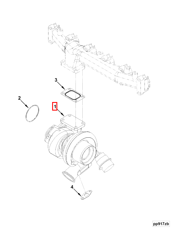 Turbocharger | Cummins 2840344 | Turbocharger
