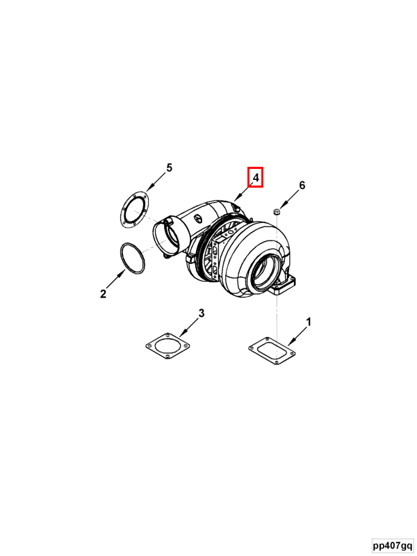 Turbocharger | Cummins 2840889 | Turbocharger