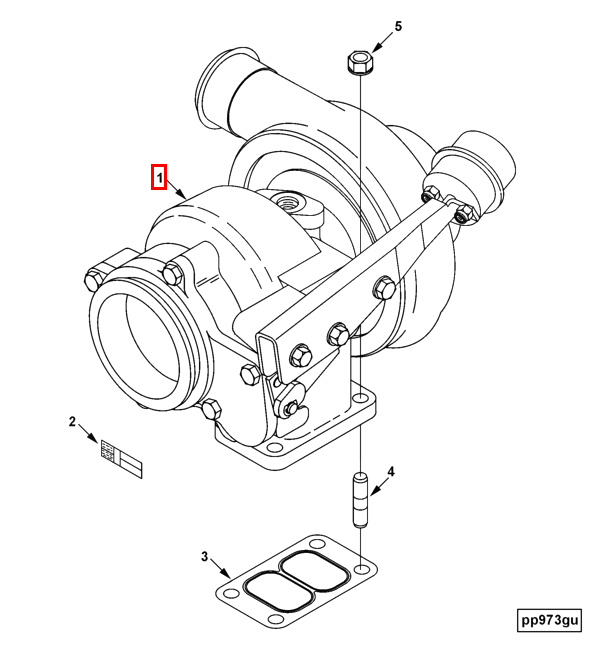 Turbocharger | Cummins 2840916 | Turbocharger