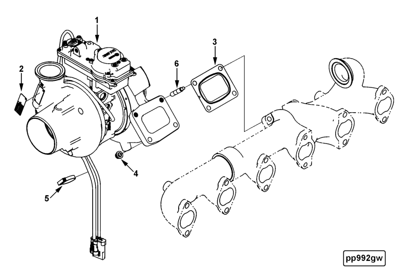 Turbocharger | Cummins 2841330 | Incomplete Turbocharger