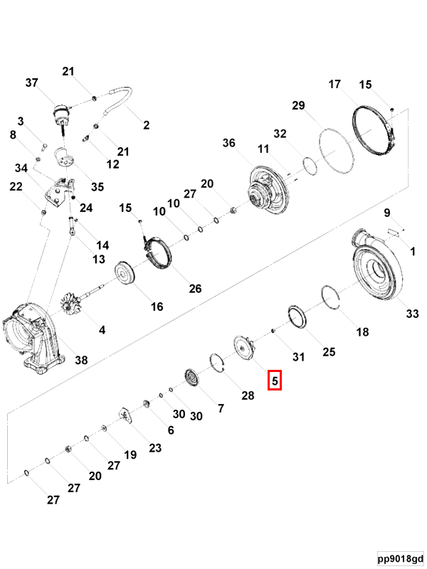 Turbocharger | Cummins 2841370 | Turbocharger Compressor Impeller