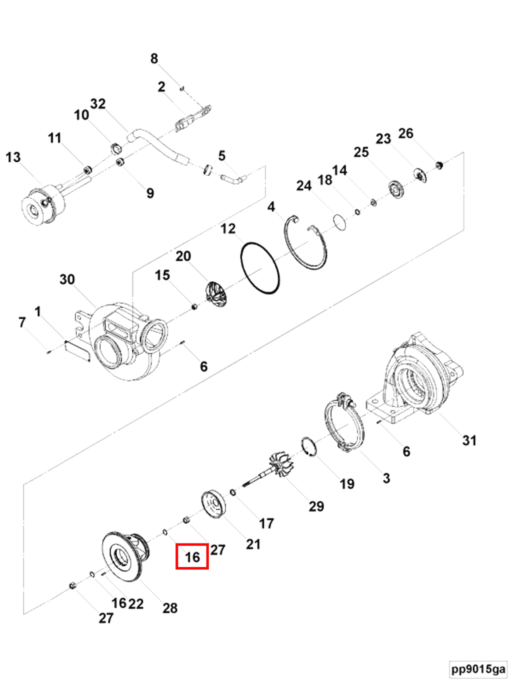 Retainer | Cummins 2841517 | Retaining Ring