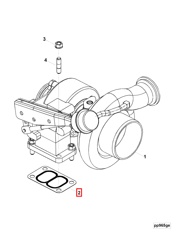 Turbocharger | Cummins 2842245 | Turbocharger