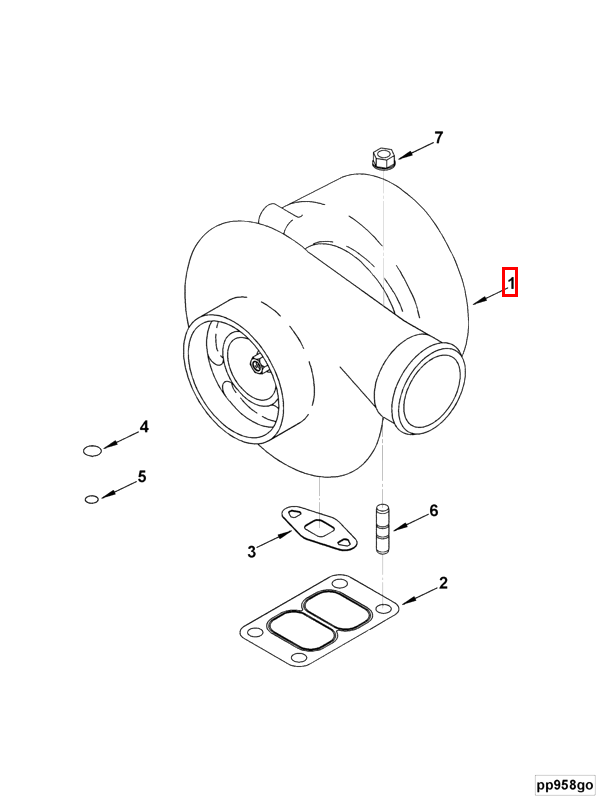 Turbocharger | Cummins 2842249 | Turbocharger