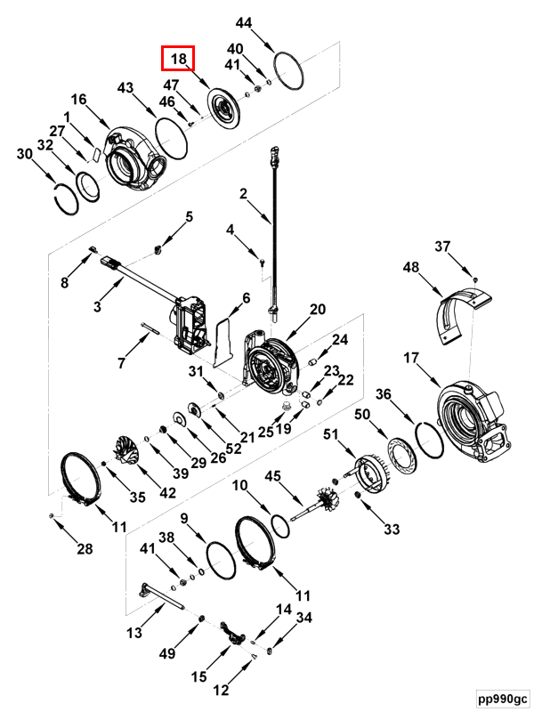 Turbocharger | Cummins 2842297 | Turbocharger Diffuser