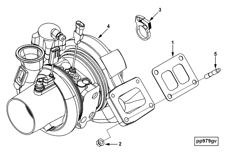 Turbocharger | Cummins 2842548 | Incomplete Turbocharger