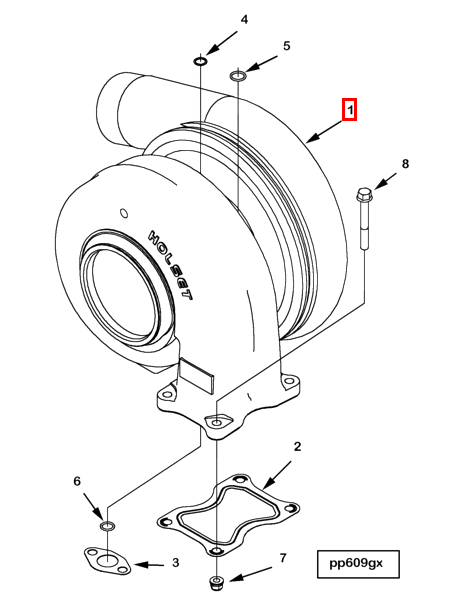 Turbocharger | Cummins 2842847 | Turbocharger