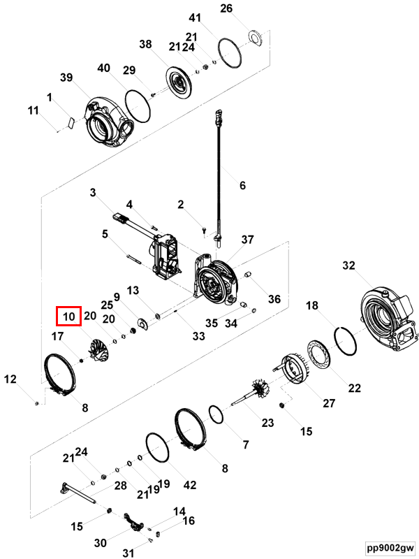Turbocharger | Cummins 2843666 | Turbocharger Compressor Impeller