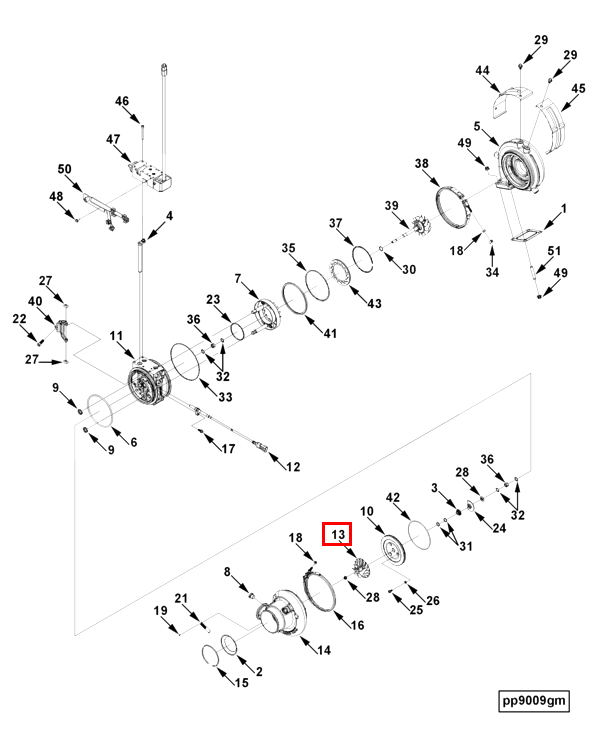 Turbocharger | Cummins 2843667 | Turbocharger Compressor Impeller