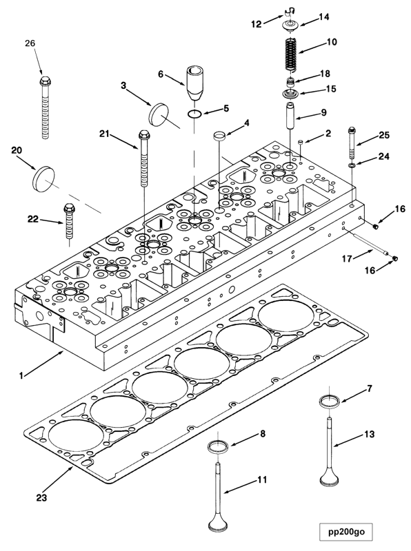 Cylinder Head | Cummins 2864033