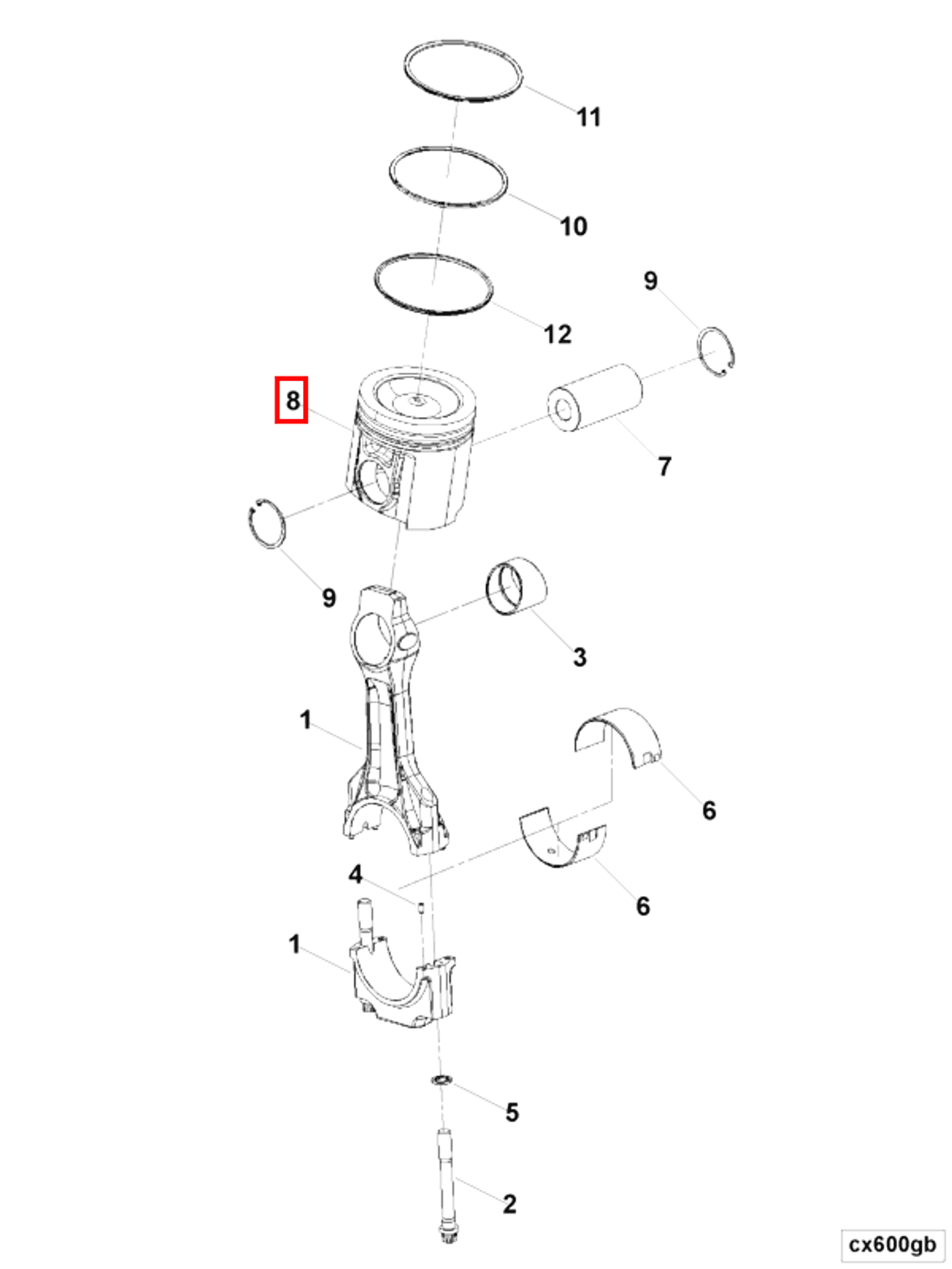 Engine | Cummins 2865916 | Engine Piston