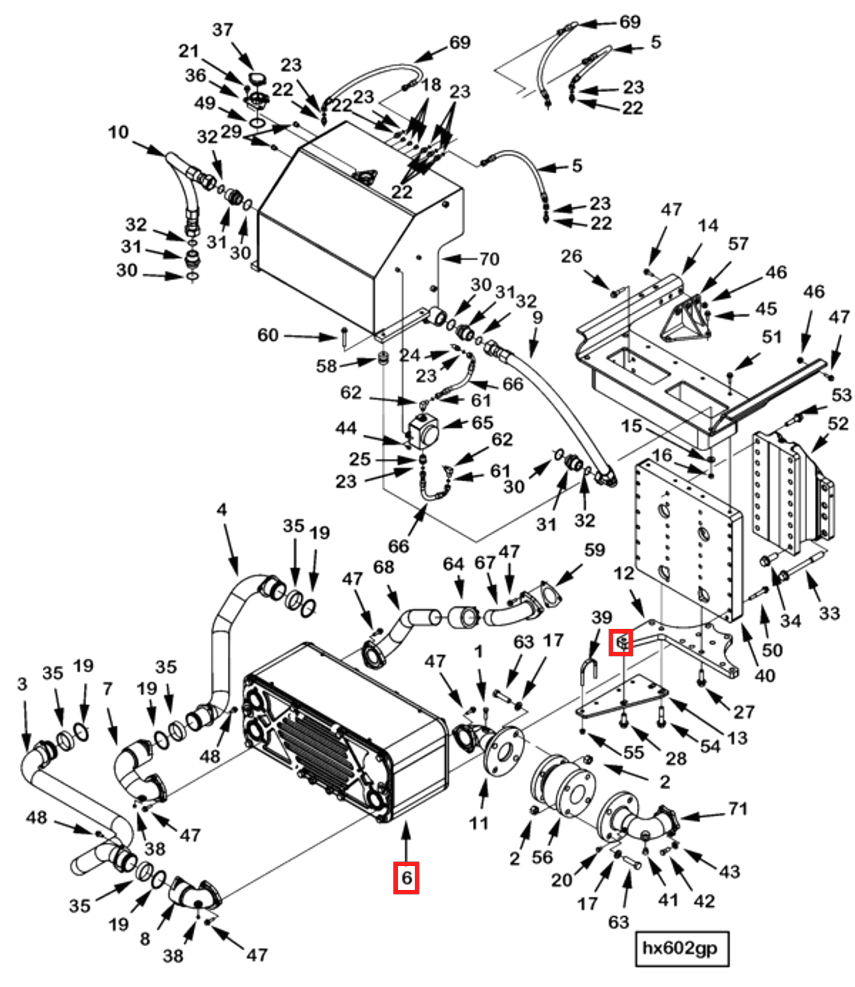 Heat Exchanger | Cummins 2867223 | Heat Exchanger