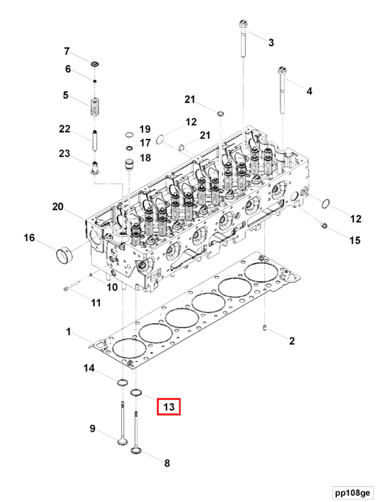 Valve | Cummins 2869194 | Valve Insert
