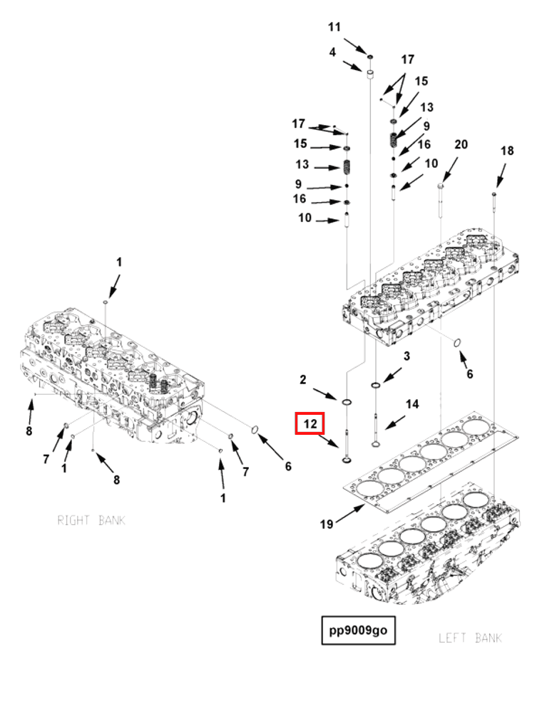 Valve | Cummins 2869887 | Intake Valve